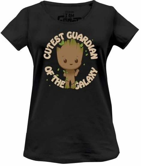 Marvel - groot cutest guardians of the galaxy - t-shirt femme (l)