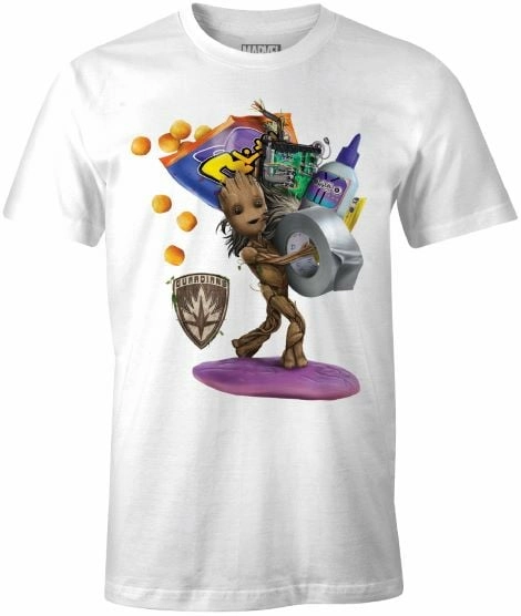 Marvel - groot mess of the galaxy - t-shirt homme (s)