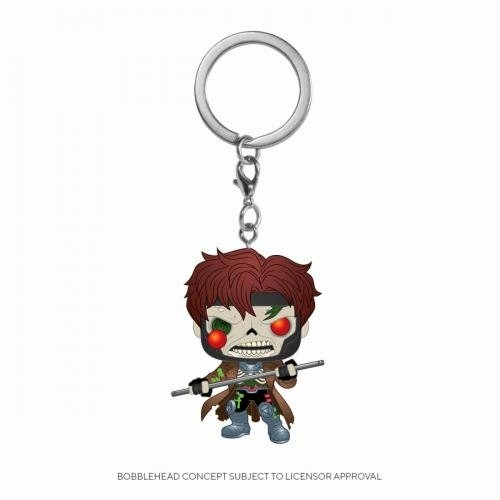 Marvel zombies - pocket pop keychains - gambit - 4cm