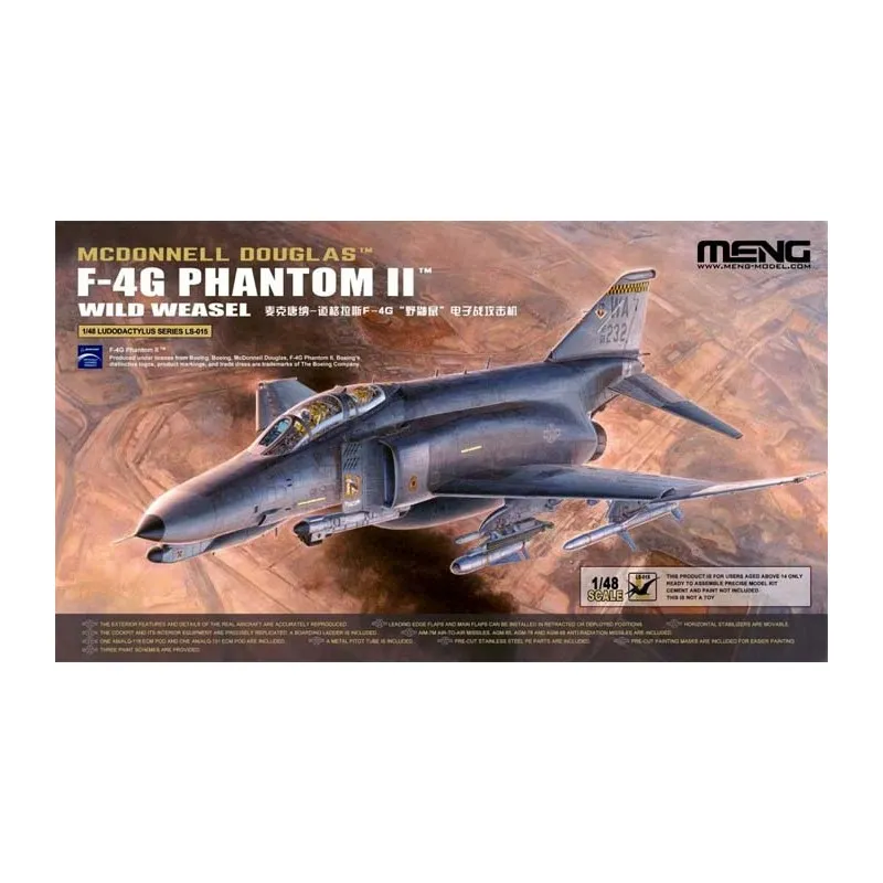 McDonnell Douglas F-4G Phantom II Wild Weasel. MENG LS-015