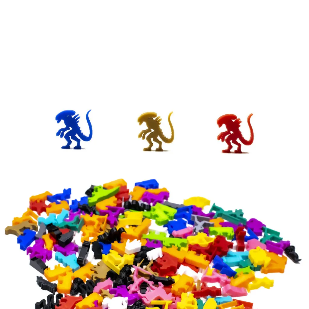 Meeple - Alien x5