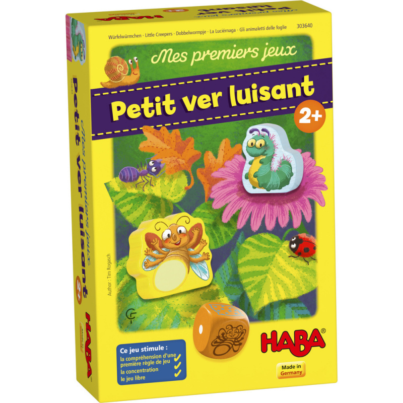 Mes premiers jeux - Petit ver luisant - Jeu pour Enfant- Mon Ludicaire