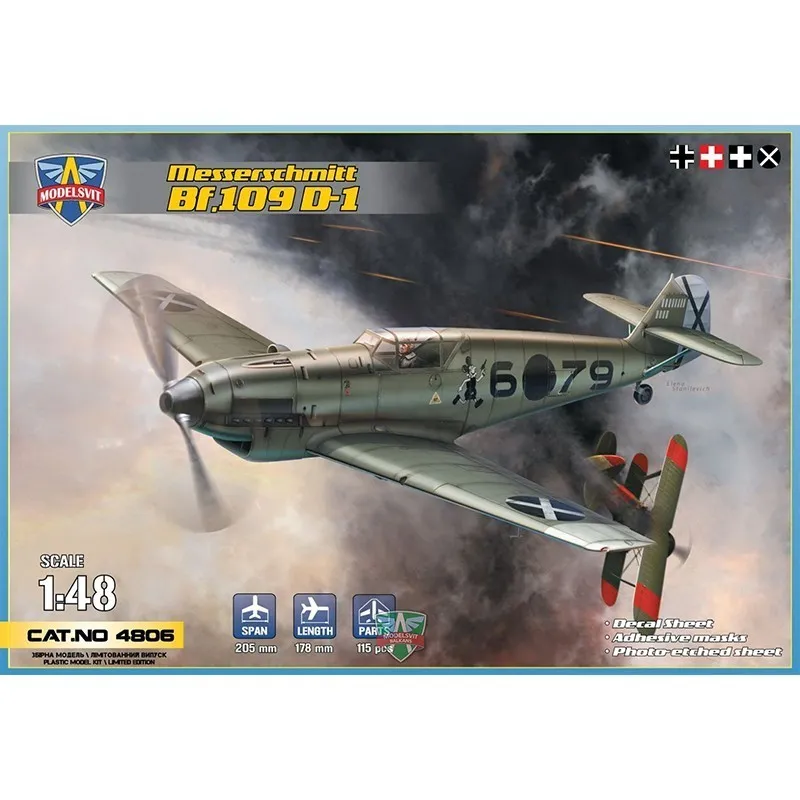 Messerschmitt Bf 109 D-1. MODELSVIT 4806