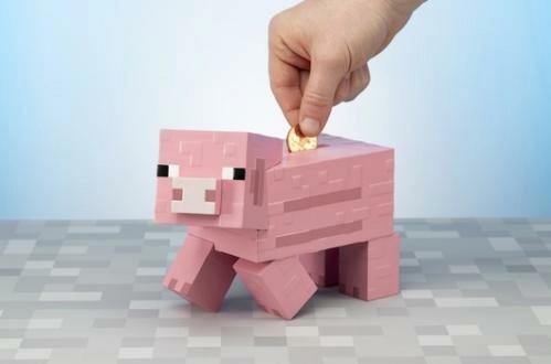 Minecraft - pig - tirelire