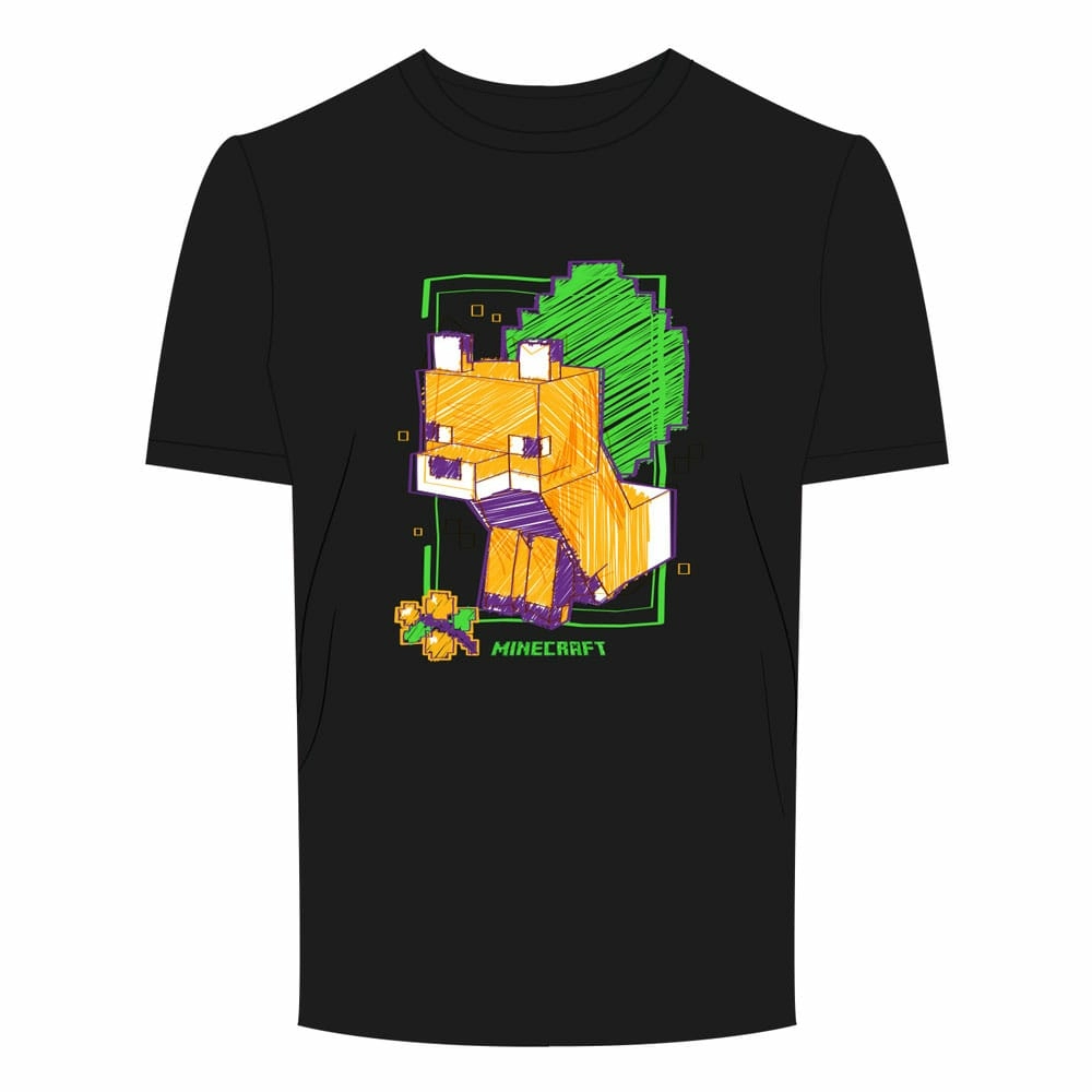 Minecraft t-shirt fox (m)