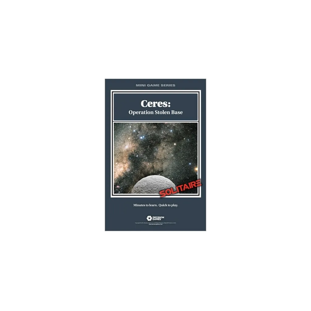 Mini Games Series - Ceres : Operation Stolen Base