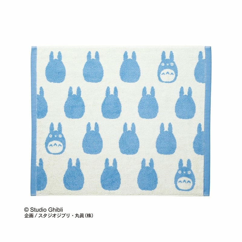 Mon voisin totoro - totoro bleu - grande serviette 50x60cm