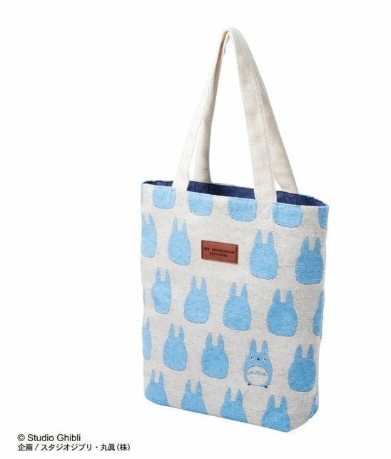 Mon voisin totoro - totoro bleu - tote bag 35x33x8.5cm