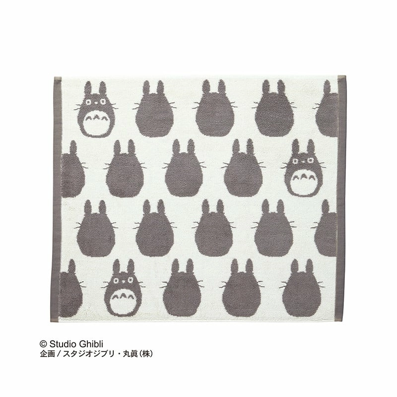 Mon voisin totoro - totoro gris - grande serviette 50x60cm
