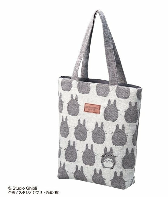 Mon voisin totoro - totoro gris - tote bag 35x33x8.5cm