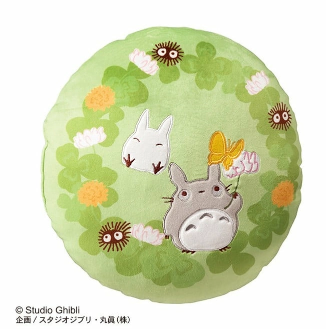 Mon voisin totoro - totoro trèfle - coussin 35x35cm