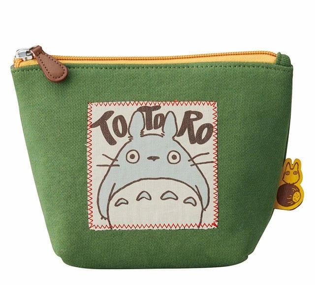 Mon voisin totoro - totoro vert d'automne - pochette 13x19x6cm