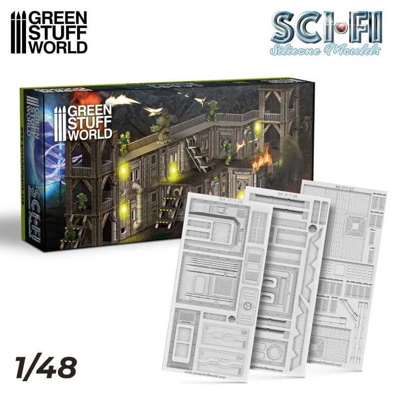 Moules en silicone, science-fiction. GREEN STUFF WORLD 514352