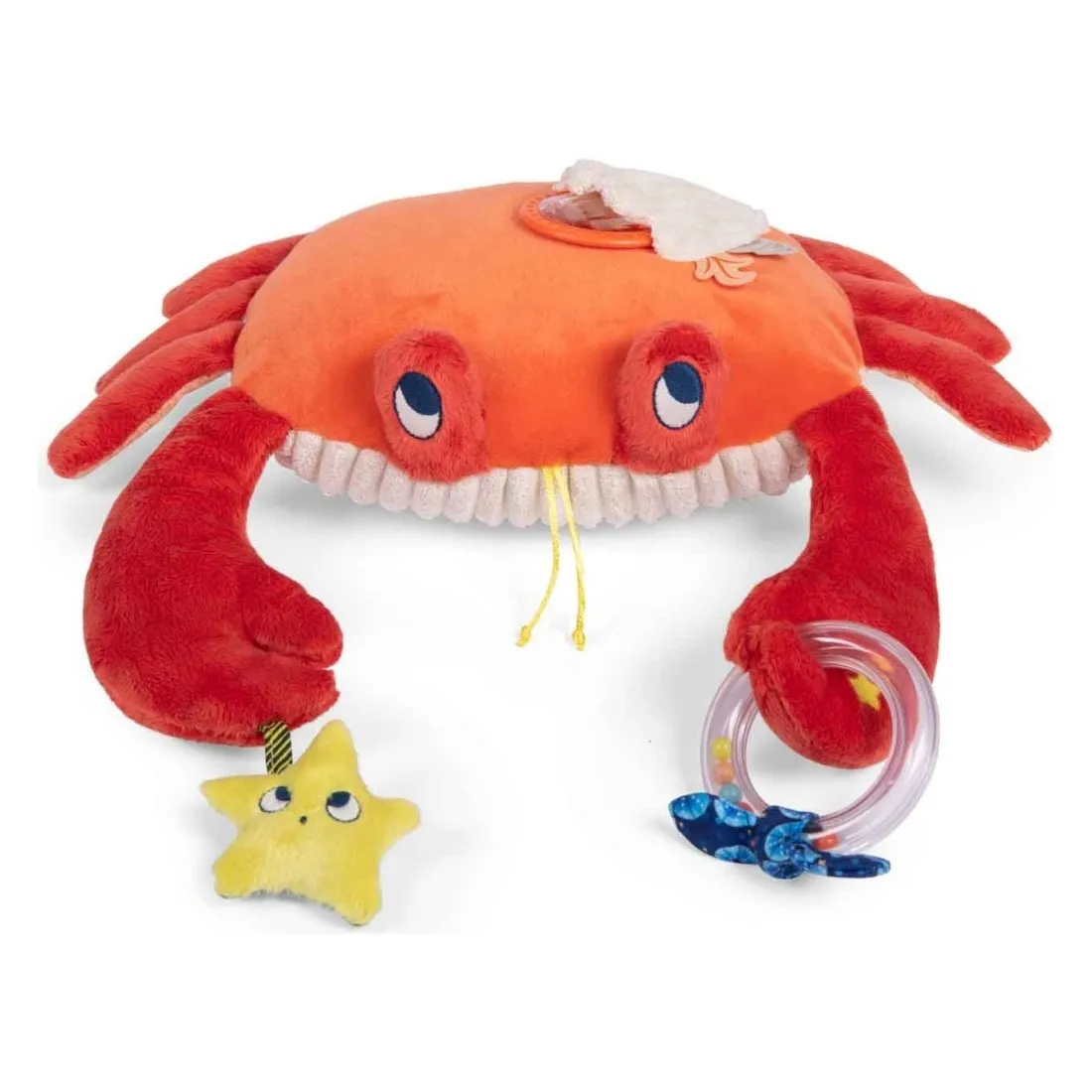 Peluche d'activités crabe rouge - Les aventures de Paulie - Moulin Roty