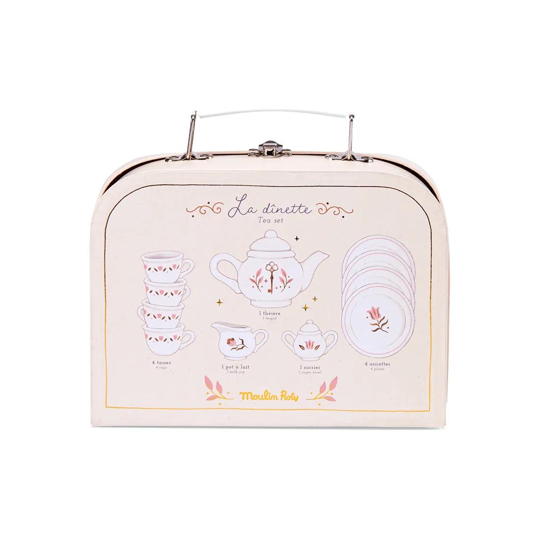 Valise dînette thé porcelaine La petite école de danse - Moulin Roty