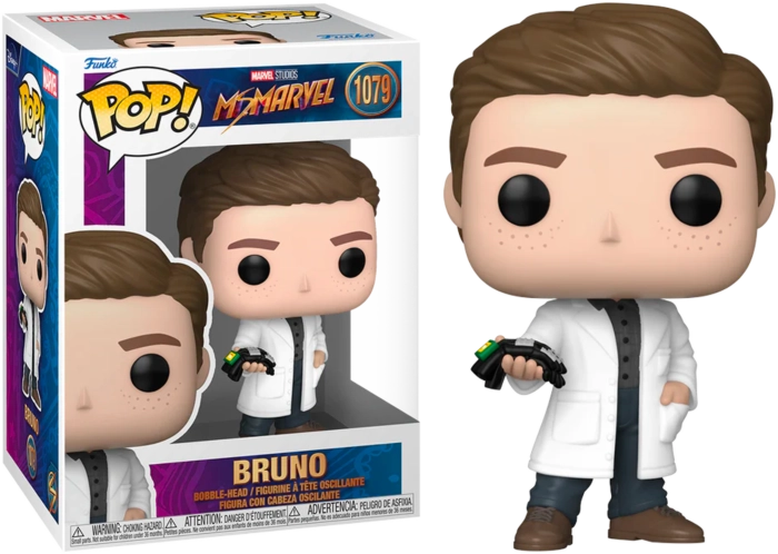 Ms. marvel pop! tv vinyl figurine bruno 9 cm