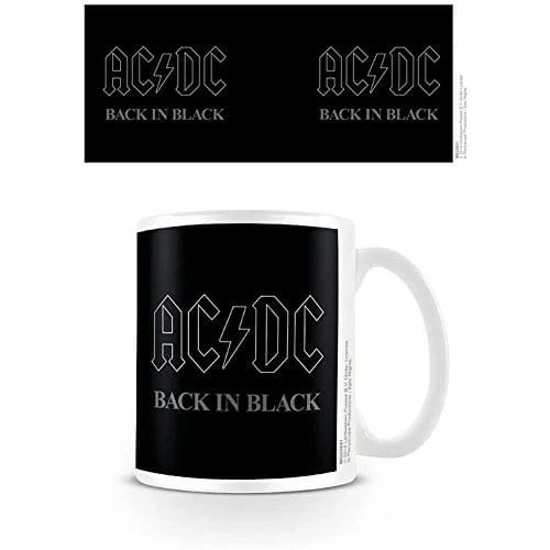 Mug - ac/dc - back in black - 315ml