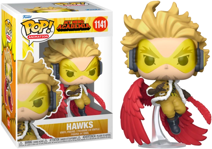 My hero academia pop! animation vinyl figurine hawks 9 cm