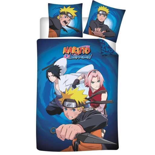 Naruto - parure de lit 140x200 - '100% coton' - Parures de lit