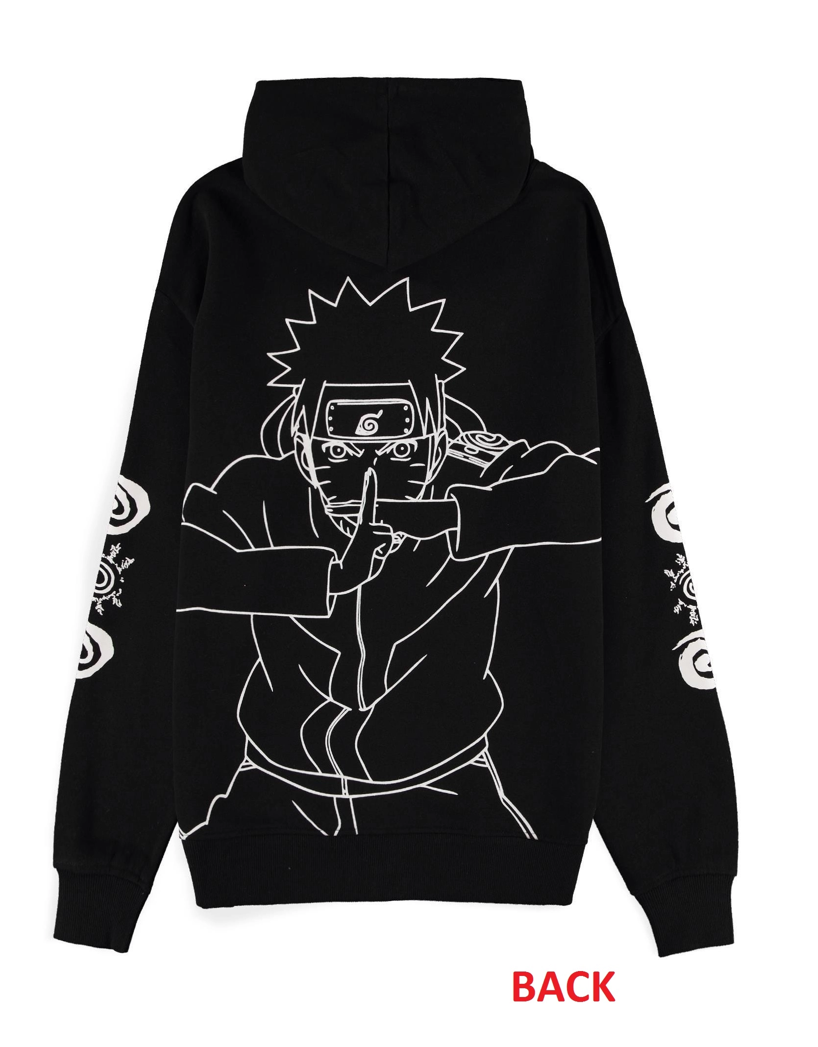 Naruto shippuden - naruto - pull à capuche zipper homme (s)