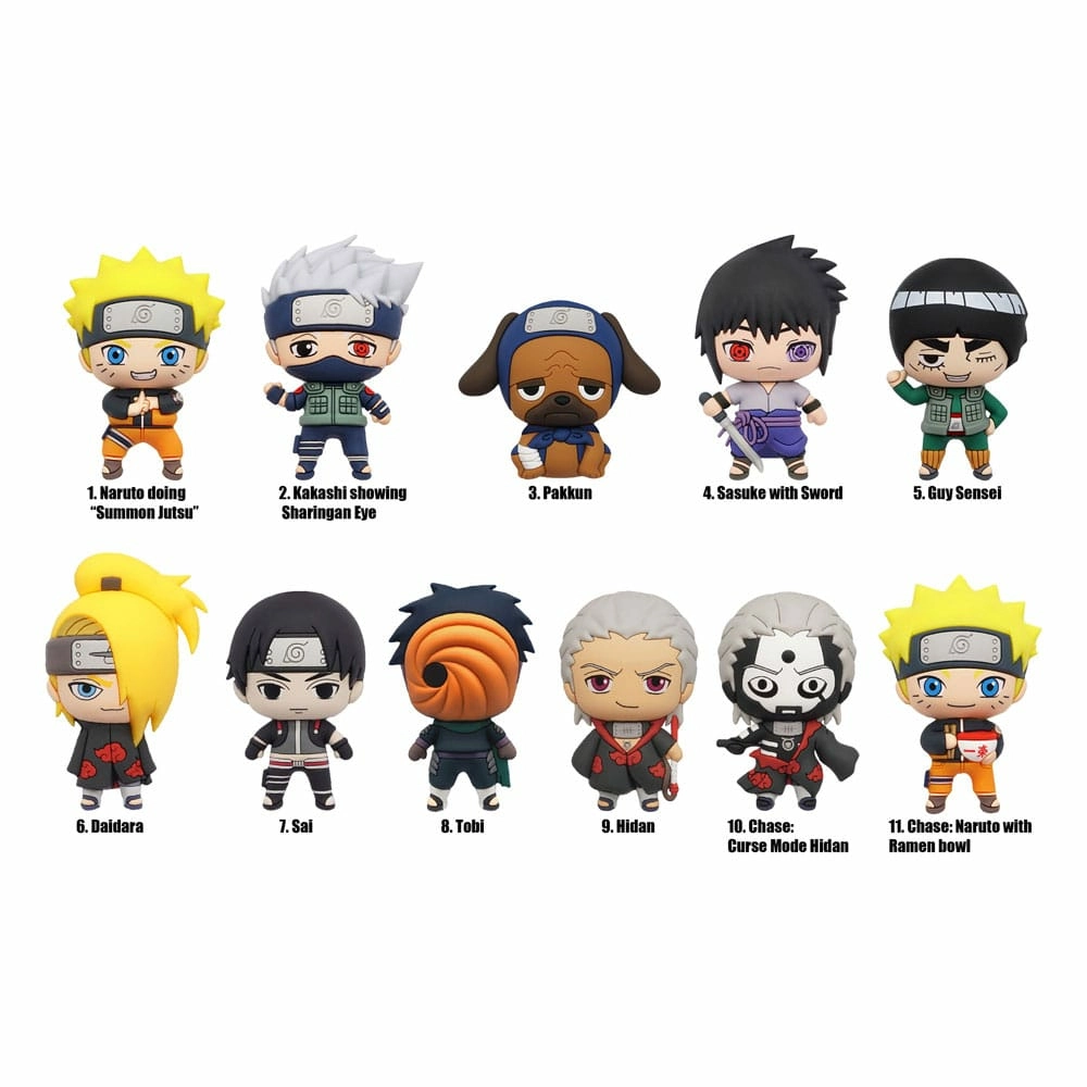 Naruto shippuden présentoir porte-clés sac à dos series 3 (24)