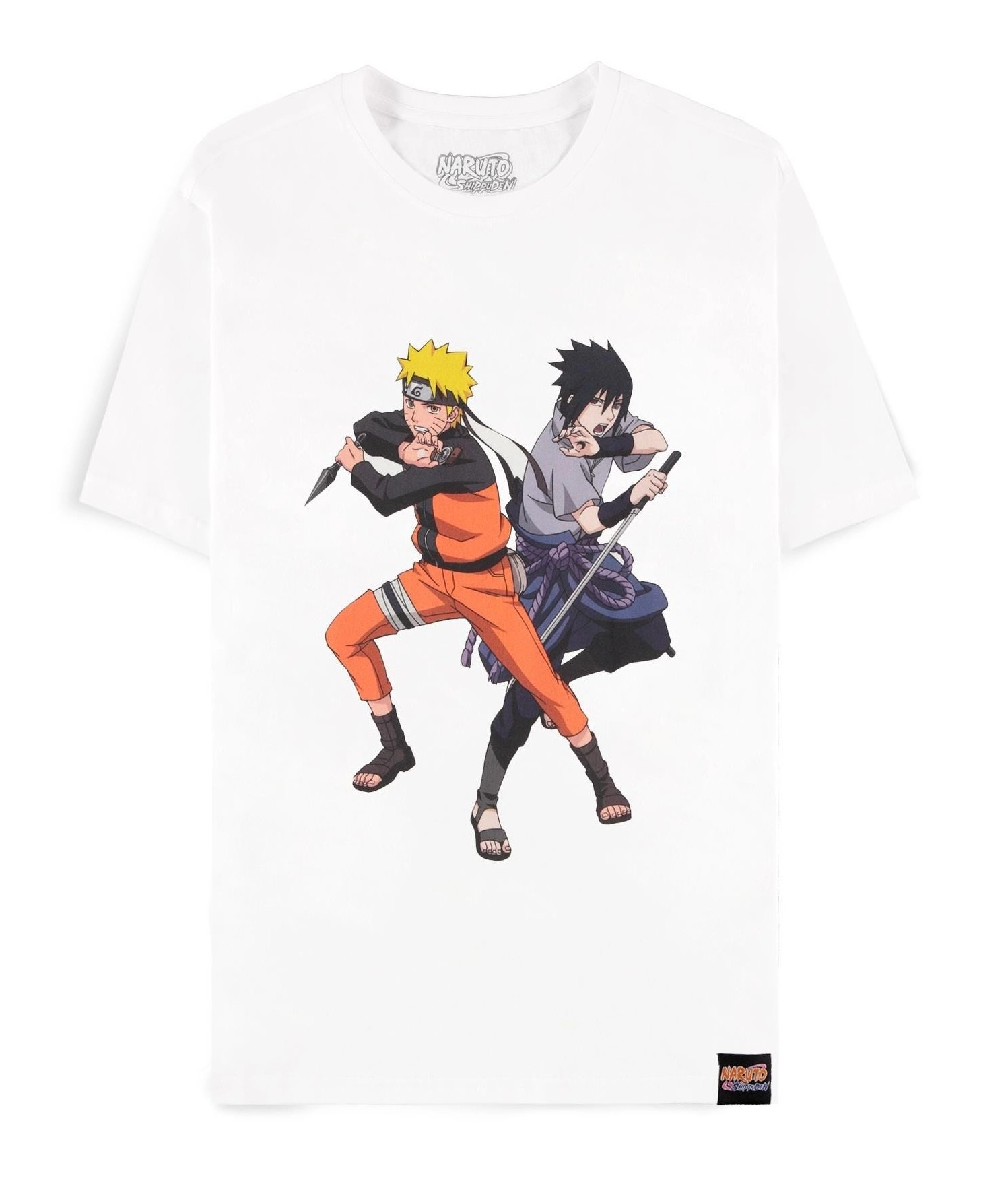 Naruto shippuden - sasuke & naruto  - t-shirt homme (2xl)