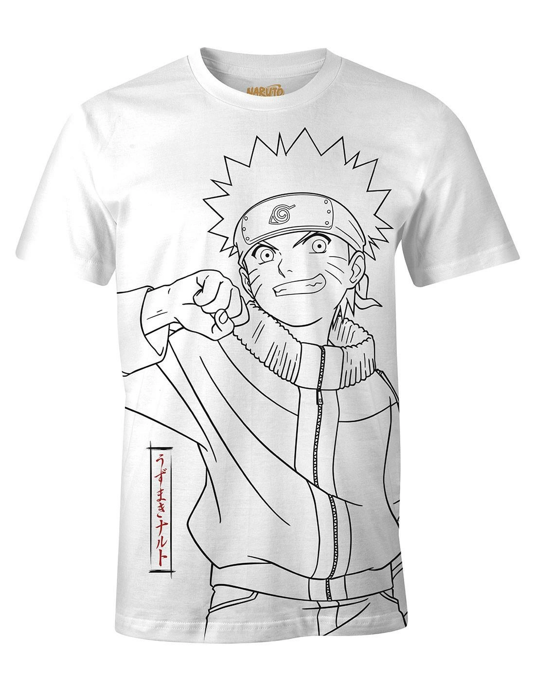 Naruto - t-shirt blanc "japanese art" - s