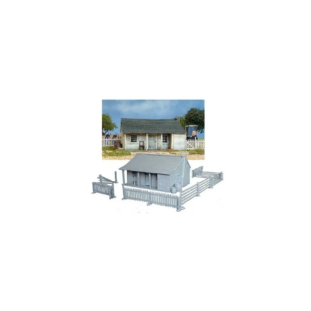 North American Cabin or Farmhouse 1750-1900