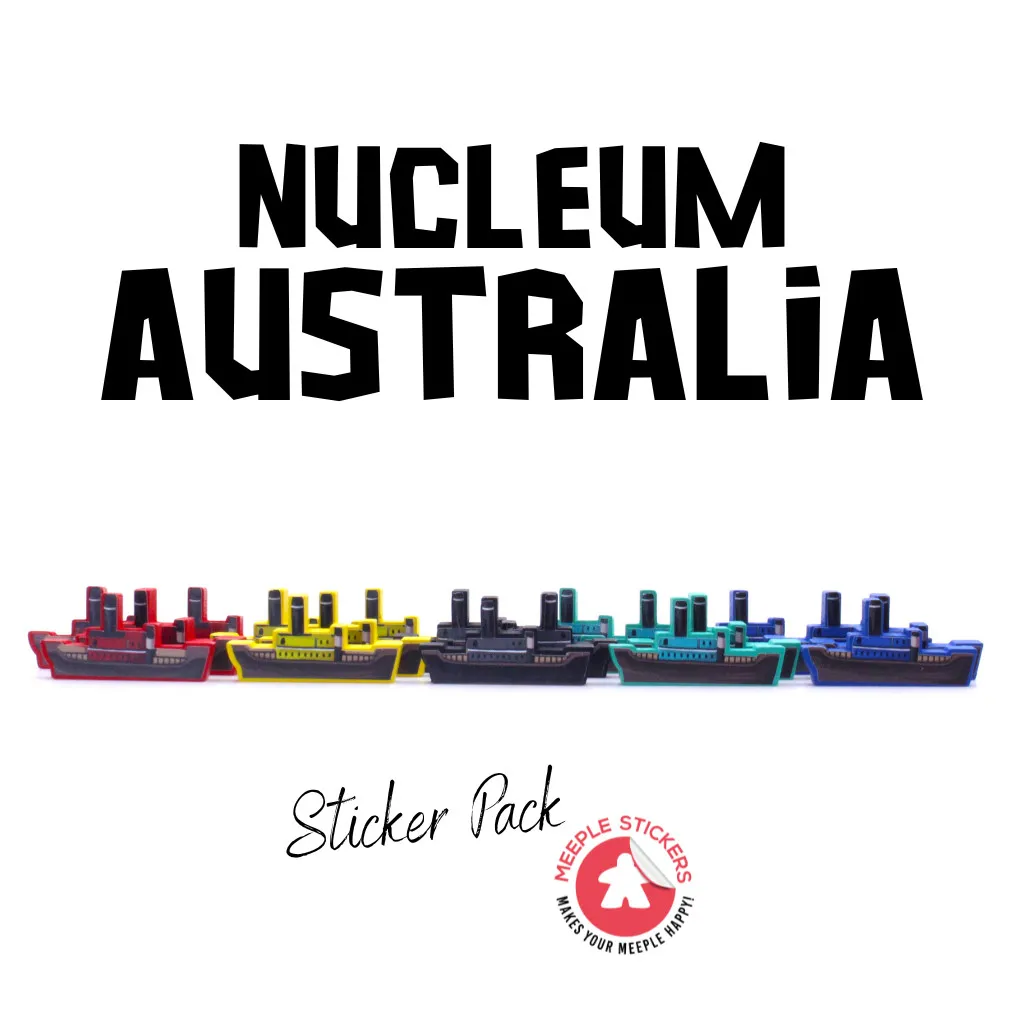 Nucleum : Australie - Set d'autocollants