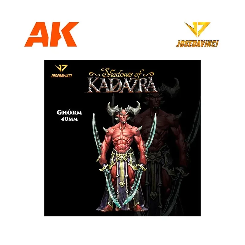 Les Ombres De Kadazra – Ghôrm, 40 mm. JOSEDAVINCI AK INTERACTIVE JD001