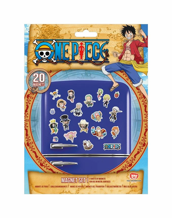 One piece - chibi magnet set