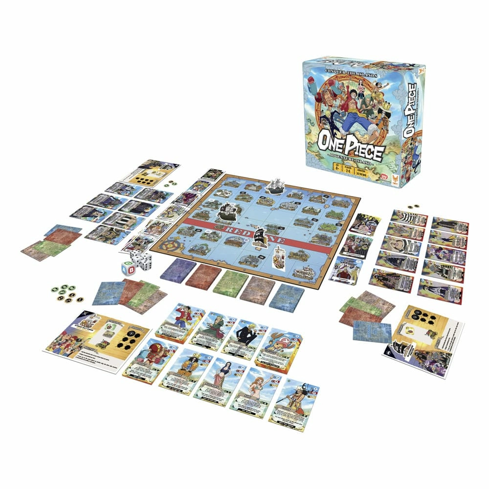 One piece jeu de plateau adventure island anglais