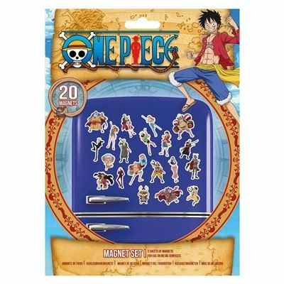 One piece - lot de 20 magnets - the great pirate era