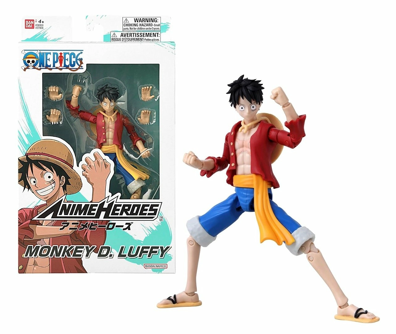 One piece - monkey d. luffy refresh"  - figurine anime heroes 17cm"