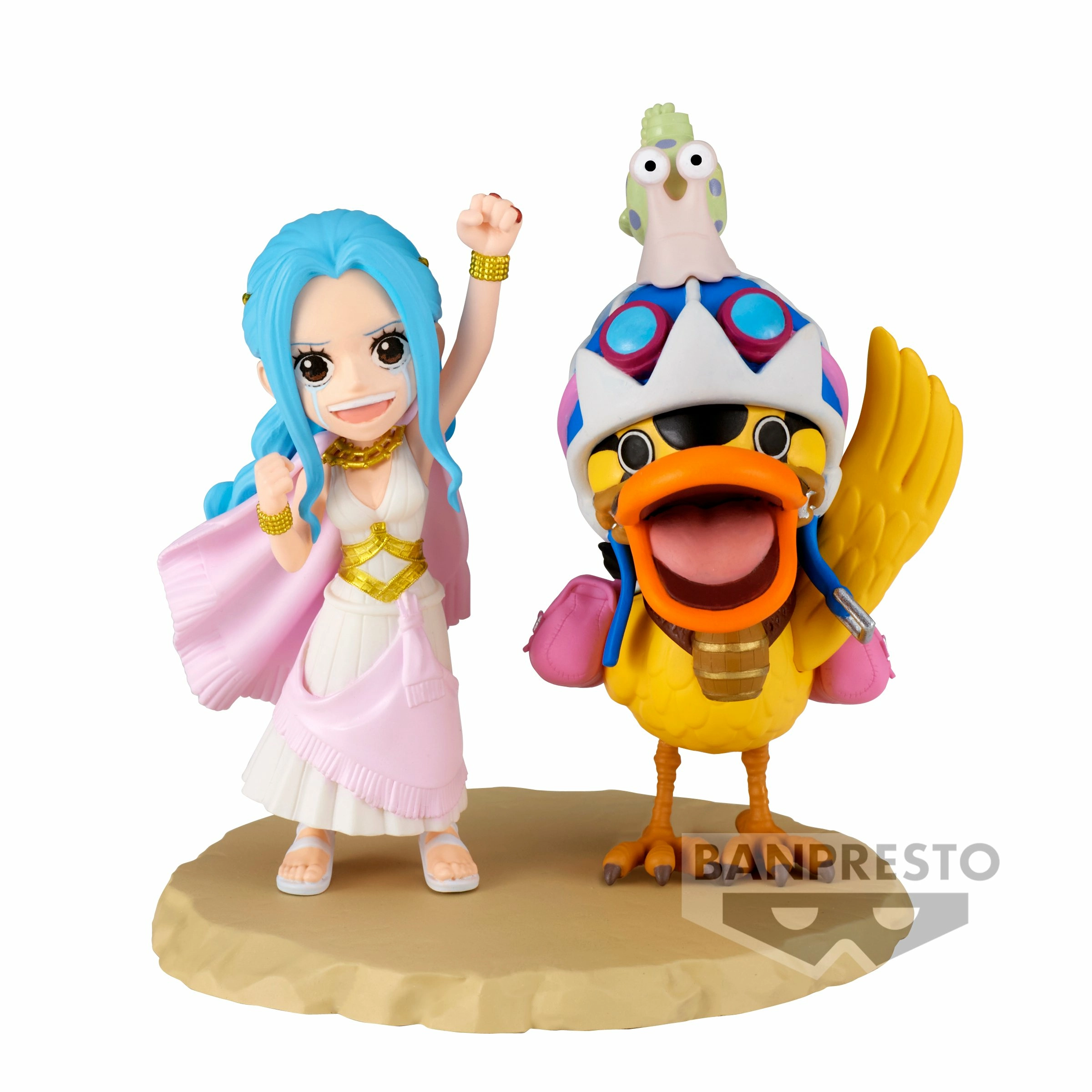 One piece - nefel tari vivi & karoo - figurine wcf log stories 7cm