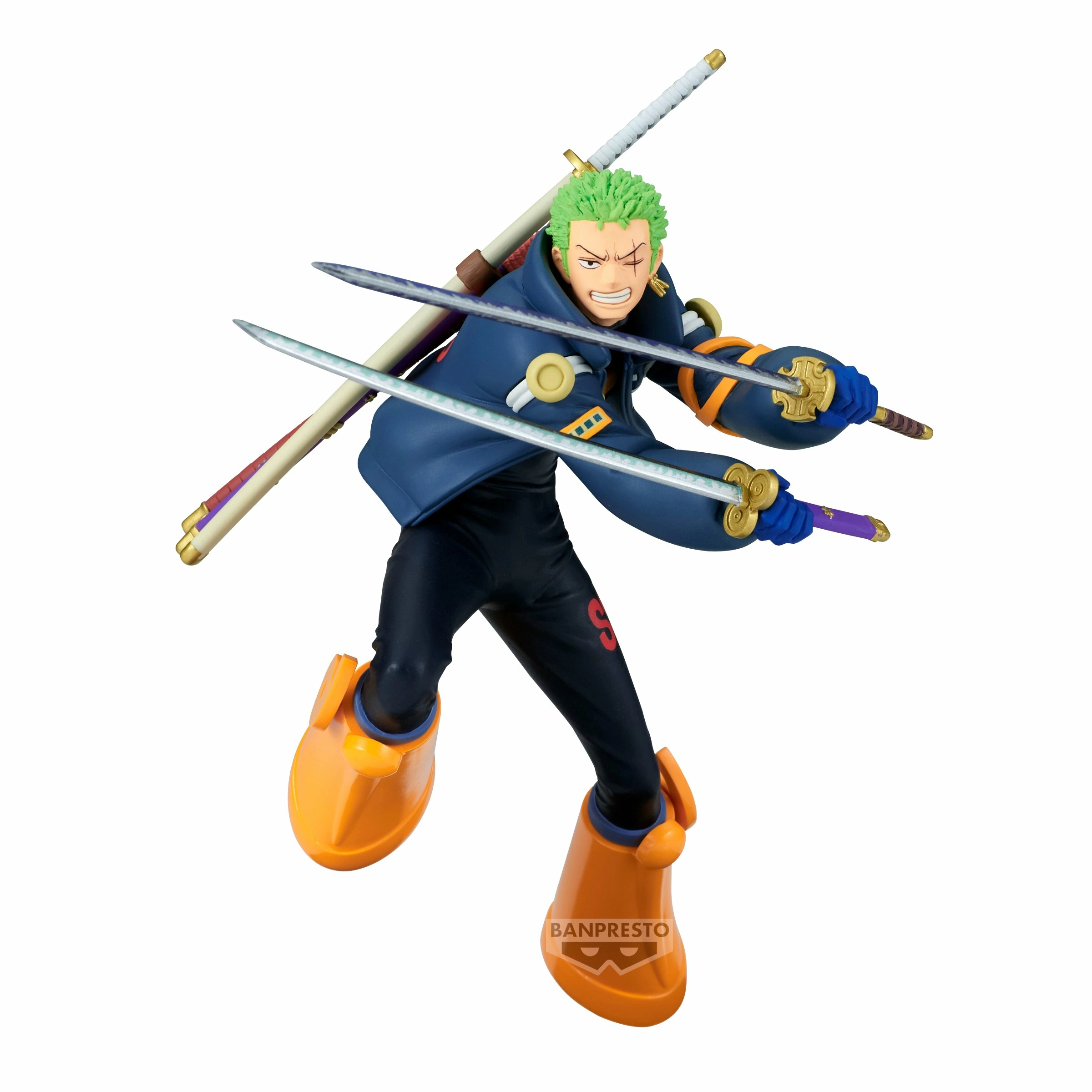 One piece - roronoa zoro - figurine battle record collection 16cm