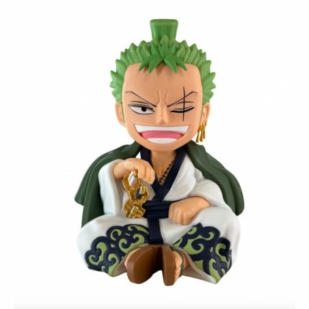 One piece - zoro-juro - tirelire pvc 15cm