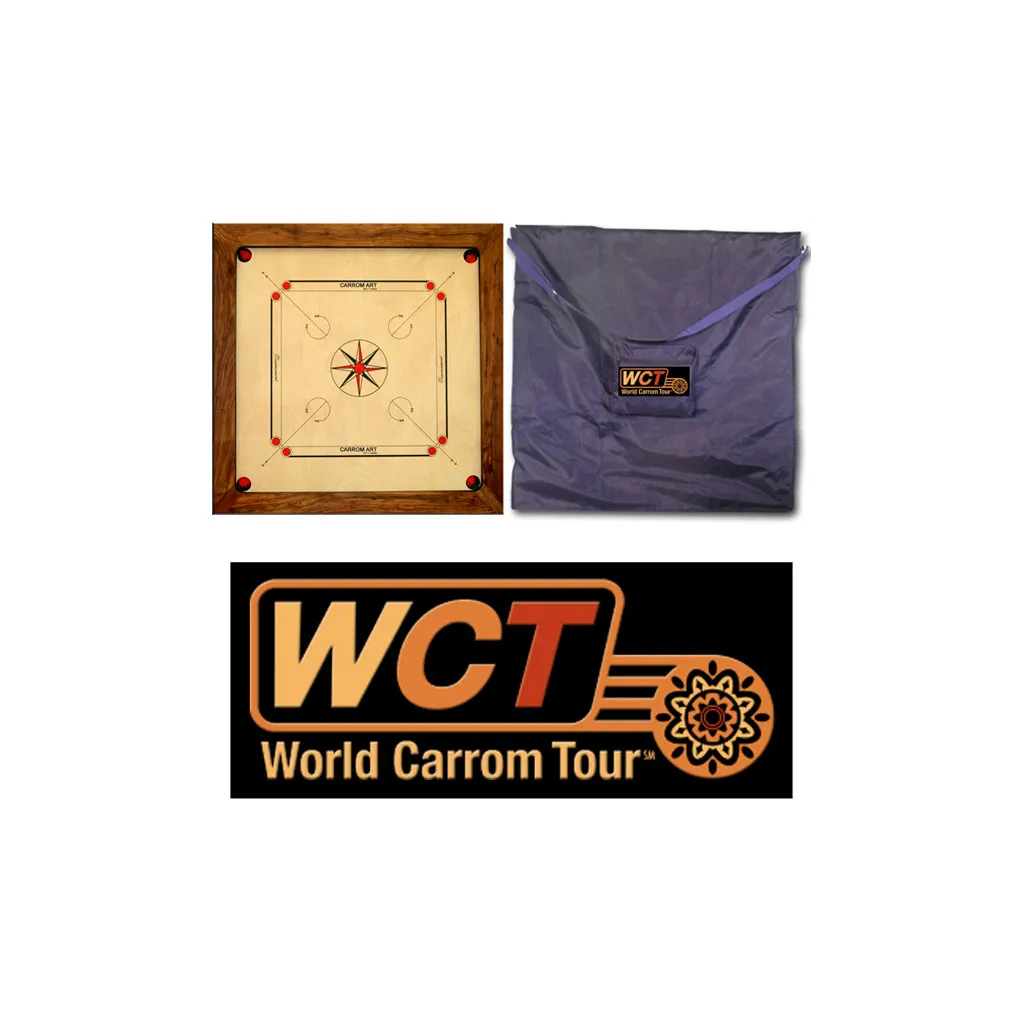 Pack Carrom W.C.T. Champion 88cm - Avec housse