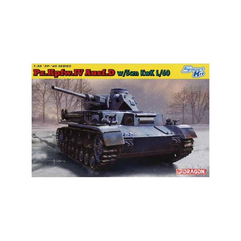 Panzer IV Ausf.D avec 5cm KwK L/60. DRAGON 6736