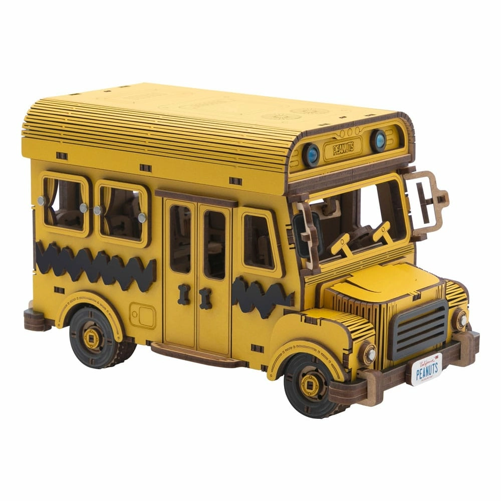 Peanuts puremind jeu de construction school bus