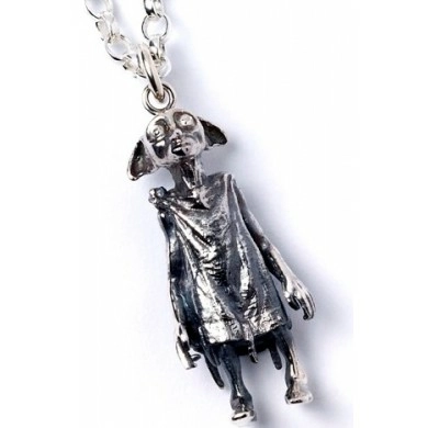 Pendentif et collier argent Harry Potter - Dobby l'elfe de maison