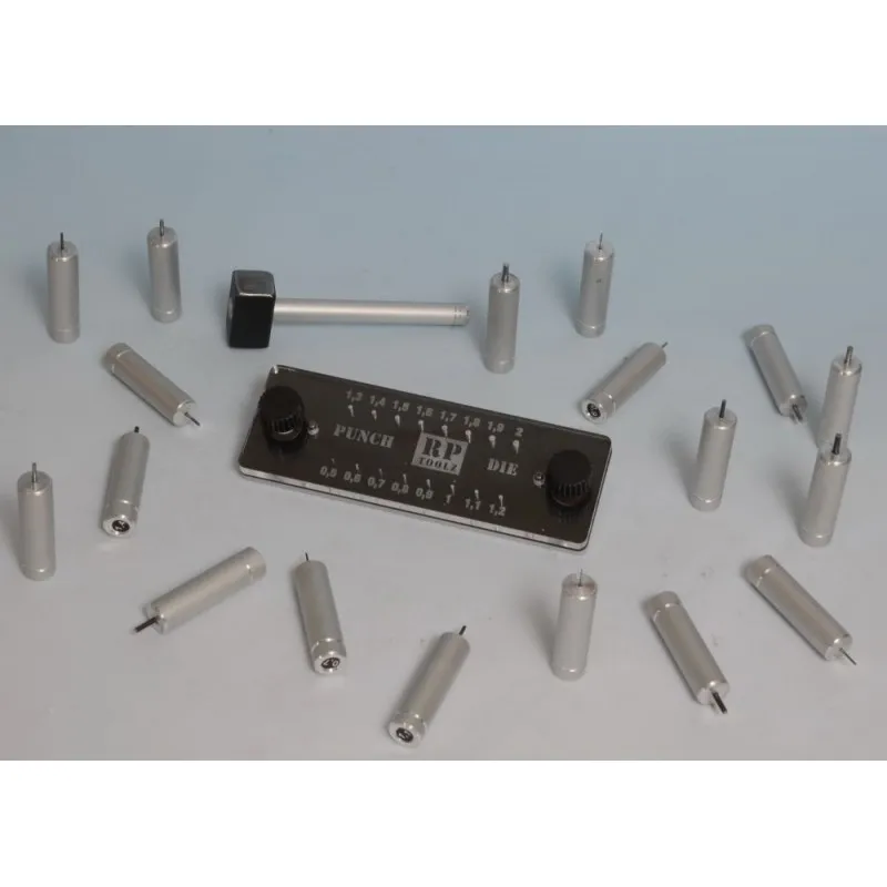 Outil « Punch and Matrice ». De 0,5 à 2 mm. RP TOOLZ RP-PD