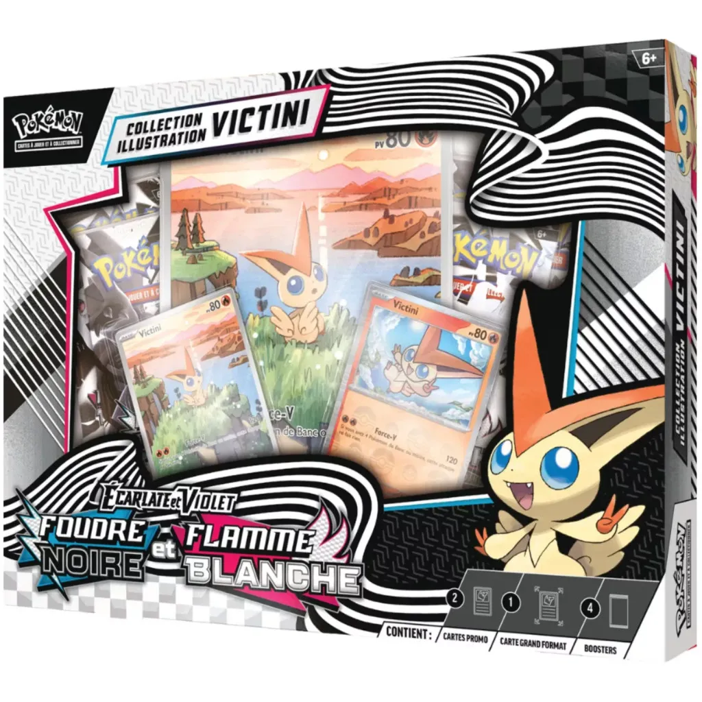 Pokémon : EV10.5 Coffret Foudre Noire & Flamme Blanche - Victini
