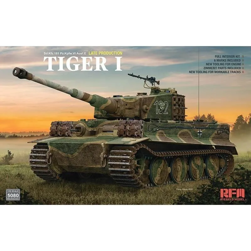Tiger I, production finale. RYE FIELD MODEL 5080