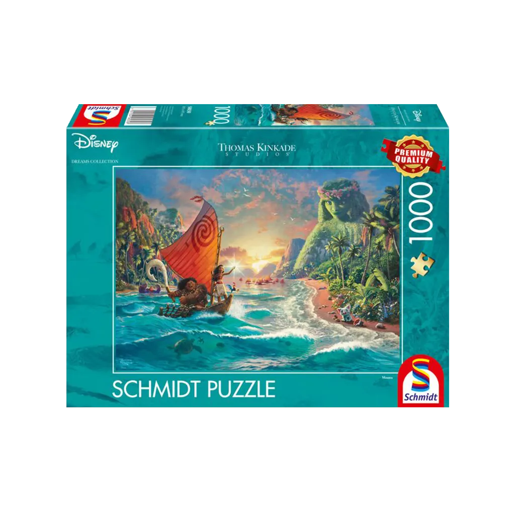 Puzzle Disney Kinkade - Vaiana - 1000 pièces