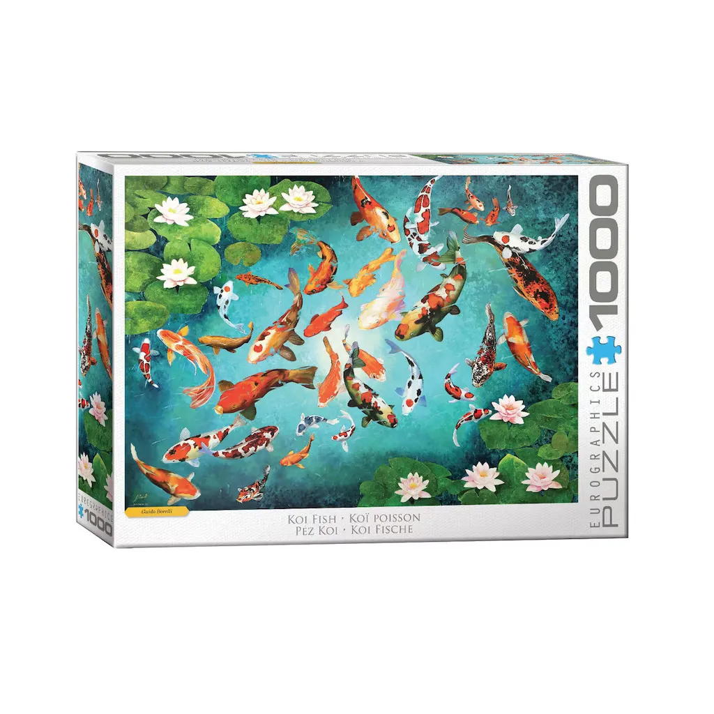 Puzzle - Guido Boreli - Poisson Koï - 1000 Pièces