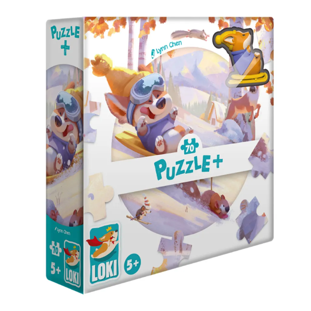 Puzzle + - Loki fait de la Luge