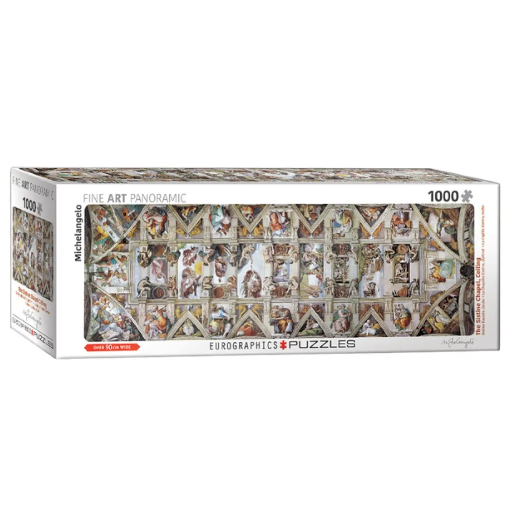 Puzzle - Michelangelo - La Chapelle Sixtine Panoramique - 1000 Pièces