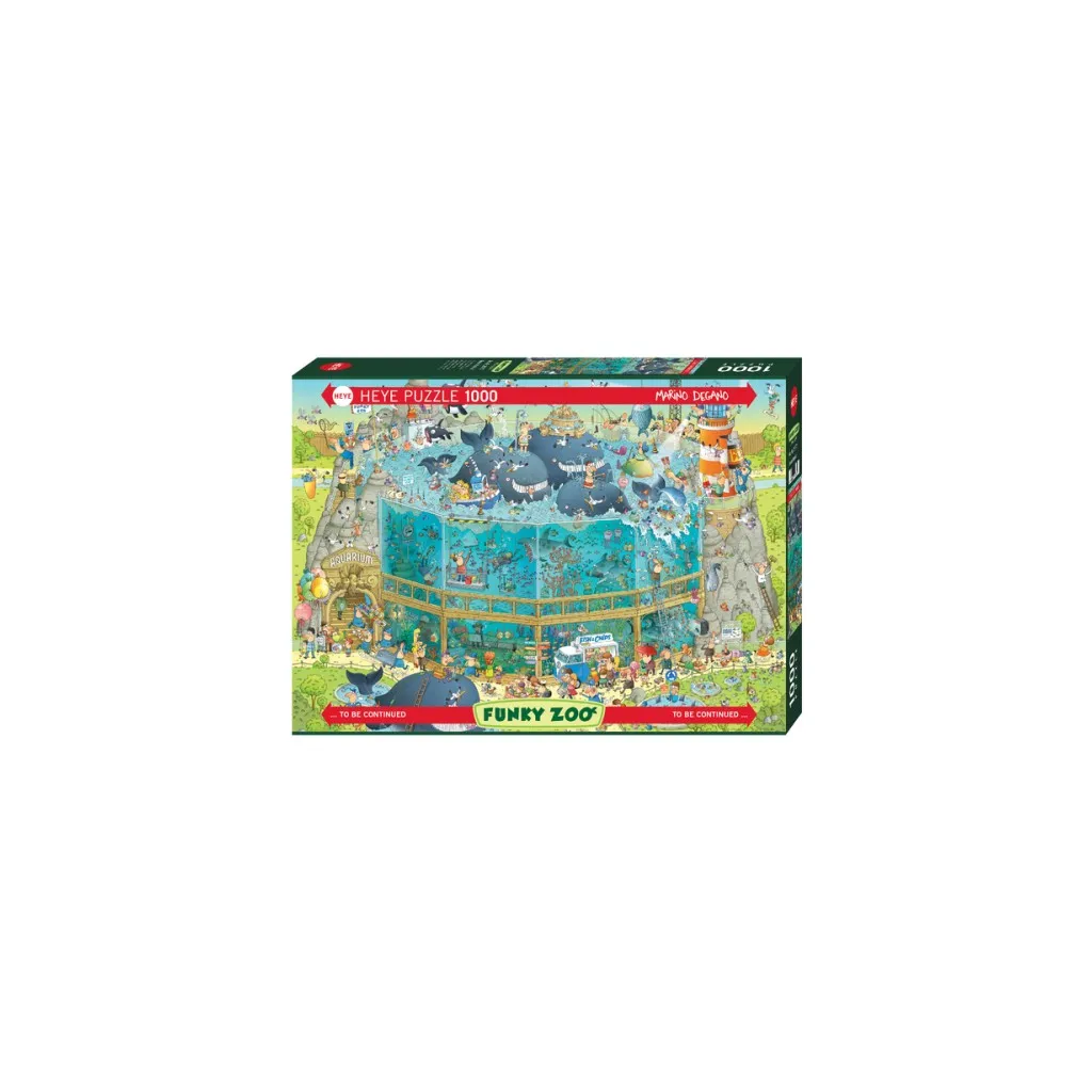 Puzzle - Funky Zoo -Ocean Habitat de Marino Degano - 1000 Pièces