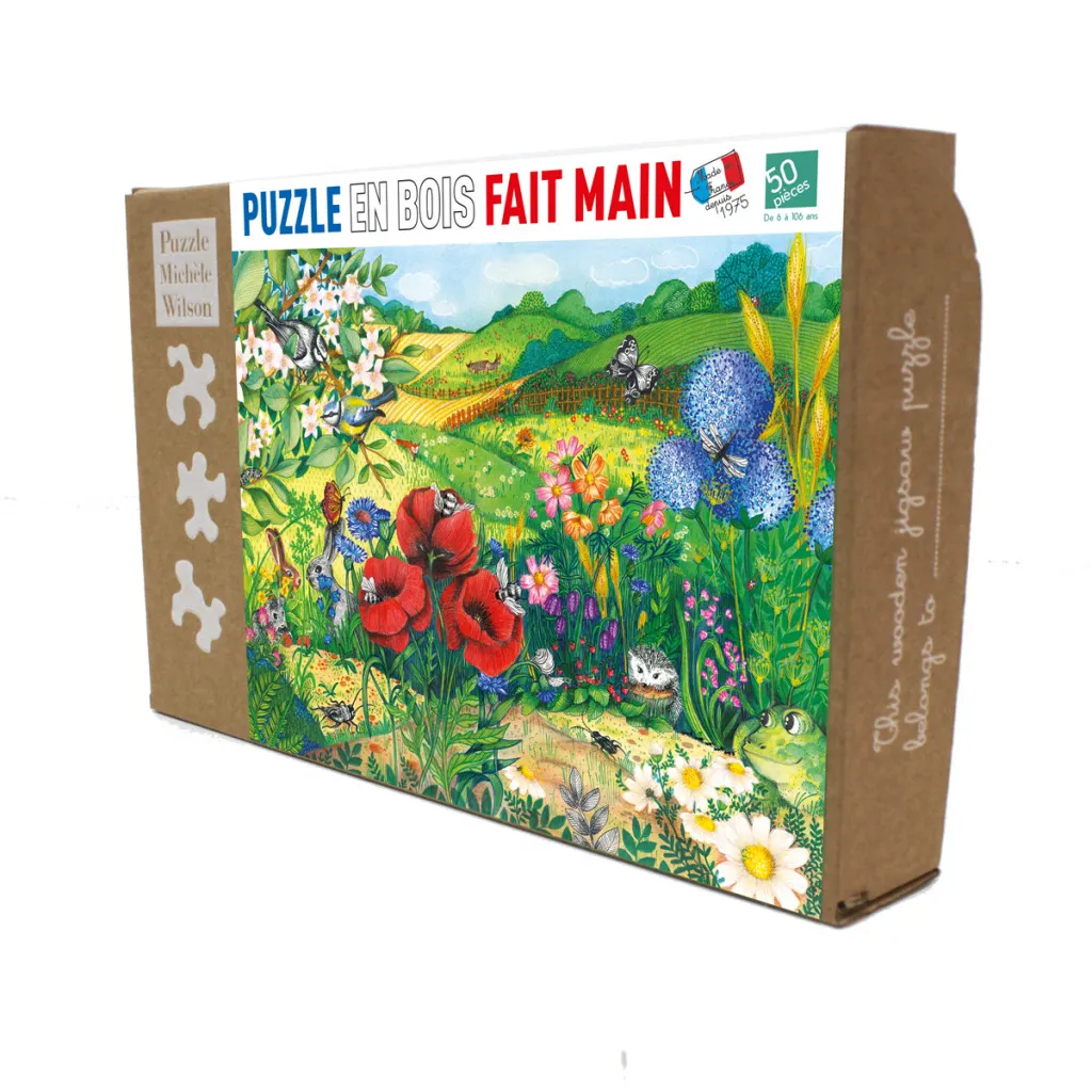 Puzzle - Prairie en Fleurs - 50 Pièces